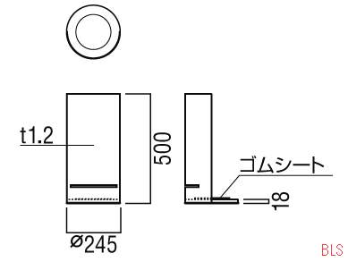 UFB-３S-2802・UFB-3F-2802の詳細図