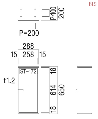 UFB-3S-826-HLNの詳細図